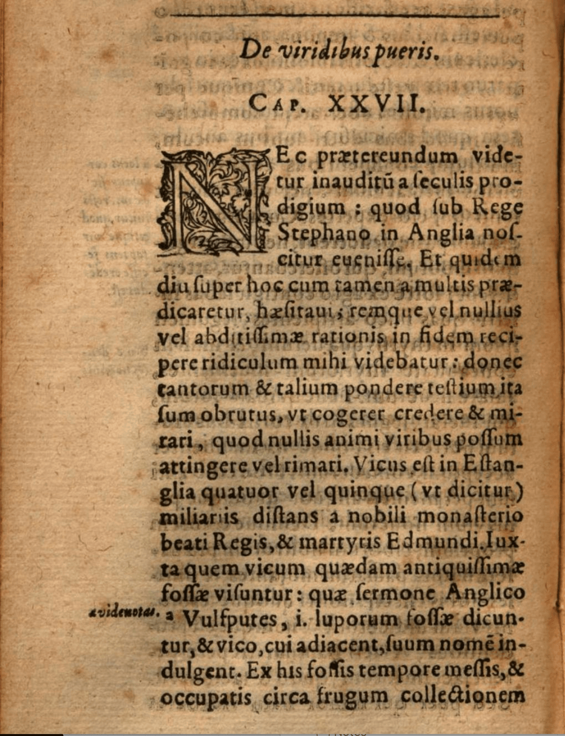 William of Newburgh's Chronicle