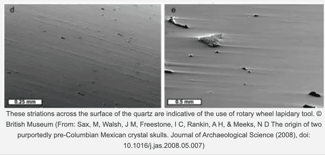 British Museum Electron Microscopy Analysis
