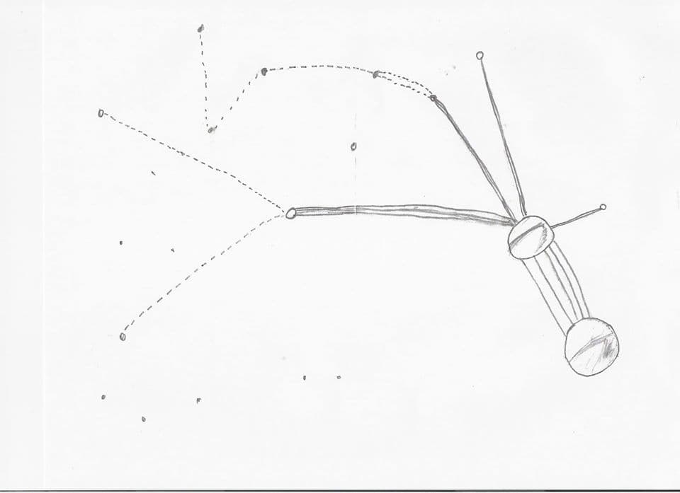 Betty Hill's Star Map Drawing