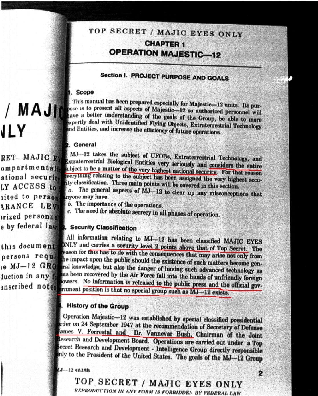 Original MJ-12 Film Canister and Documents