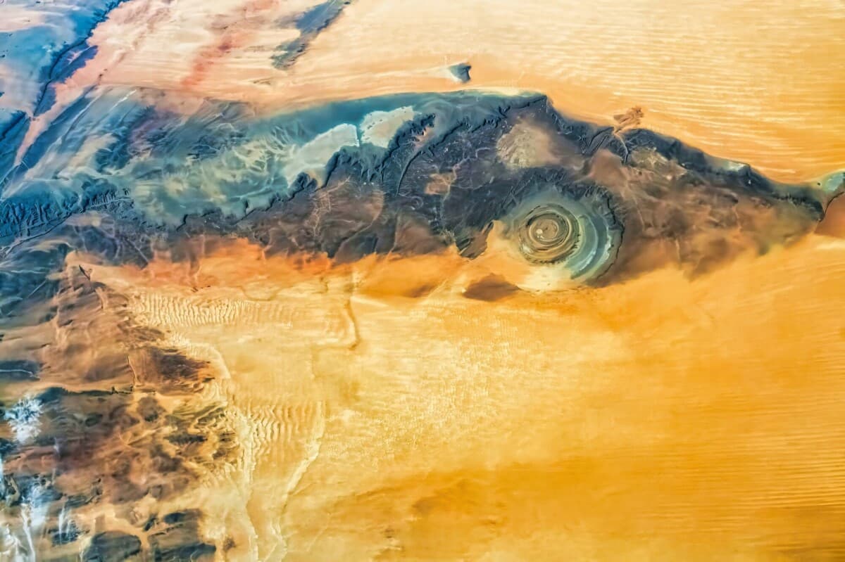 Richat Structure Satellite Imagery