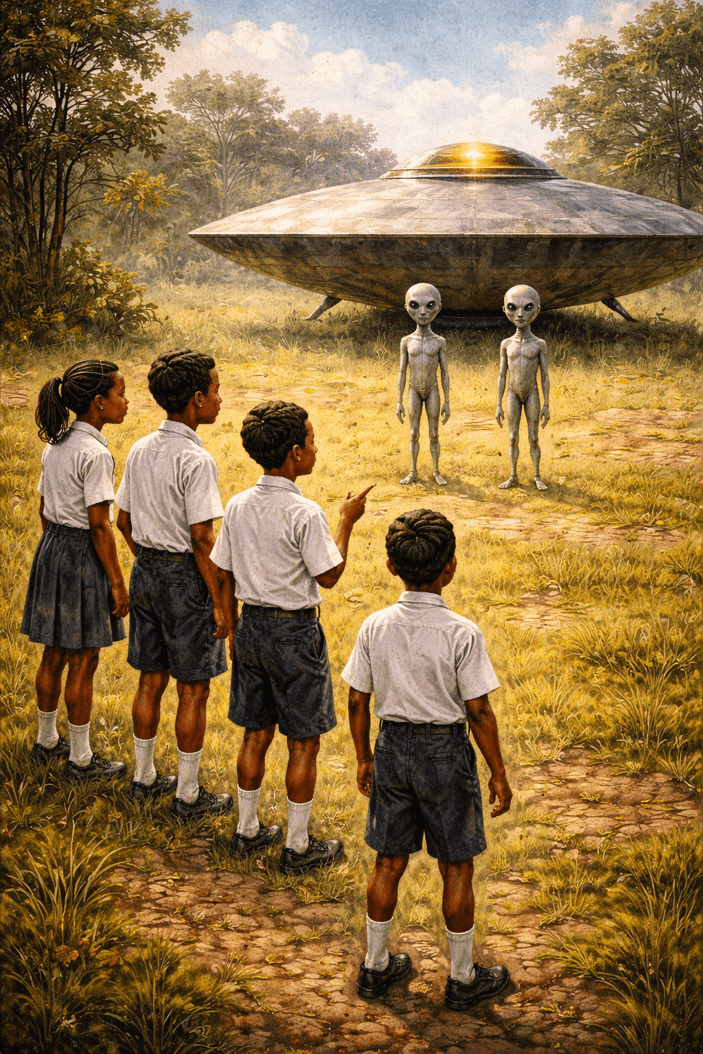 The Ariel School Encounter: 62 Children Witness Extraterrestrial Contact