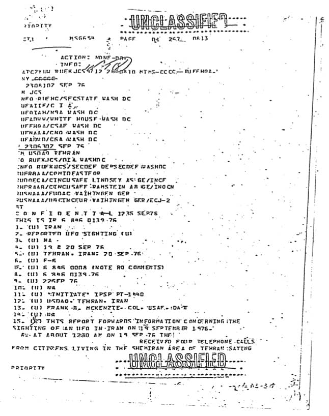 Joint Chiefs of Staff Intelligence Summary