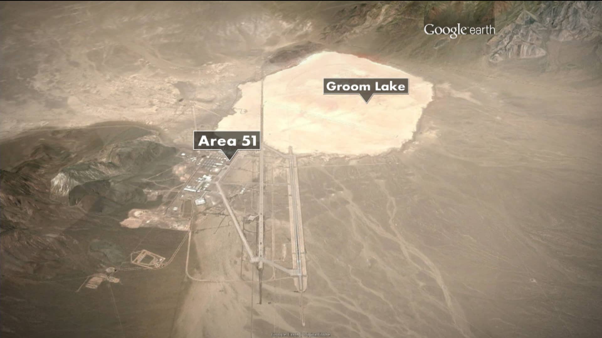 Satellite Imagery of Groom Lake Expansion