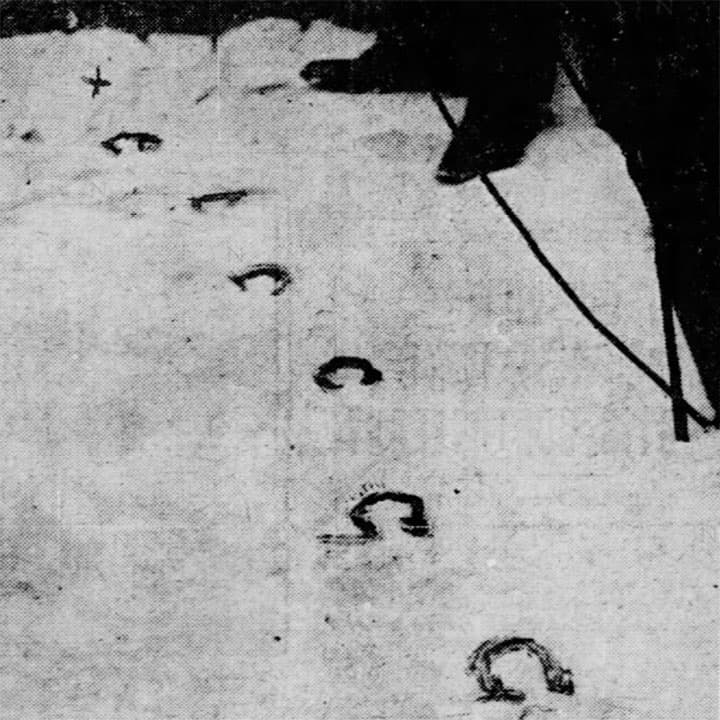 1909 Hoofprint Photographs